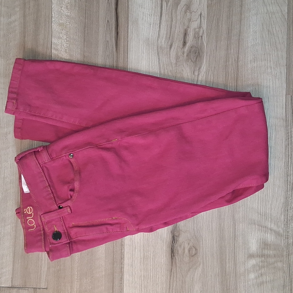Lole Women's Bright Pink Yoga Jeans Size 25